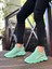 BA0350 Yüksek Taban Tarz Sneakers Cırt Detaylı Mint Yeşili Erkek Spor Ayakkabısı 1
