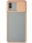 Samsung Galaxy A02 Kılıf Palm Buzlu Kamera Sürgülü Silikon - Pembe 300099 1