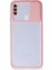 Samsung Galaxy M11 Kılıf Palm Buzlu Kamera Sürgülü Silikon - Pembe 300099 1