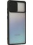 Samsung Galaxy A81 / Note 10 Lite Kılıf Palm Buzlu Kamera Sürgülü Silikon - Siyah 300099 3