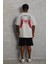 Erkek Baskılı Bisiklet Yaka T-Shirt 20/1 Penye - Gri 2