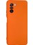 Xiaomi Redmi K40 Kılıf Nano Içi Kadife Silikon - Turuncu 300099 1