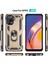 Oppo Reno 5 Lite Kılıf Sofya Yüzüklü Silikon Kapak - Gold 300099 3