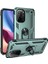 Xiaomi Poco F3 Kılıf Sofya Yüzüklü Silikon Kapak - Yeşil 300099 2