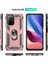 Xiaomi Poco F3 Kılıf Sofya Yüzüklü Silikon Kapak - Rose 300099 3