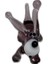 El Yapımı Mini Murano Cam Köpek Biblo A173-01 1