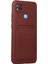 Xiaomi Redmi 9c Kılıf Kelvin Kartvizitli Silikon - Bordo 300099 2