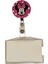 Pembe Benekli Minnie Mouse Temalı Metal Yoyo Kartlık Yoyo Yaka Kartlığı 1