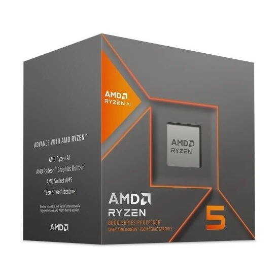 AMD Ryzen 5 8600G 4,3 GHz 16 MB Cache AM5 İşlemci