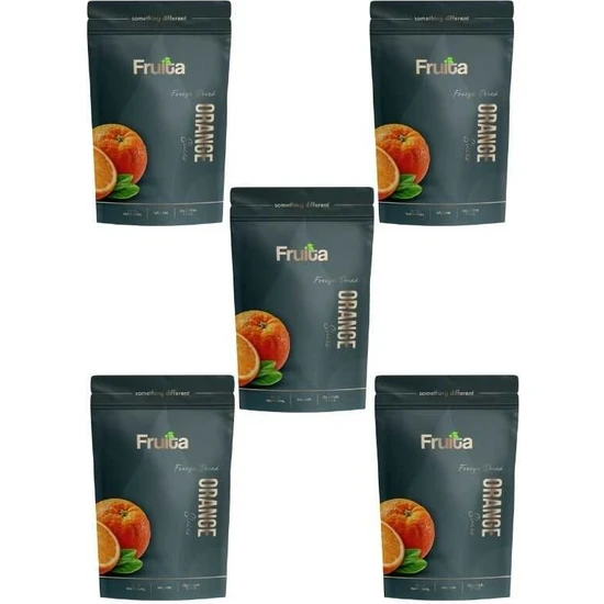 Fruita Freeze Dry Dilim Portakal 20GR - 5 Li Paket