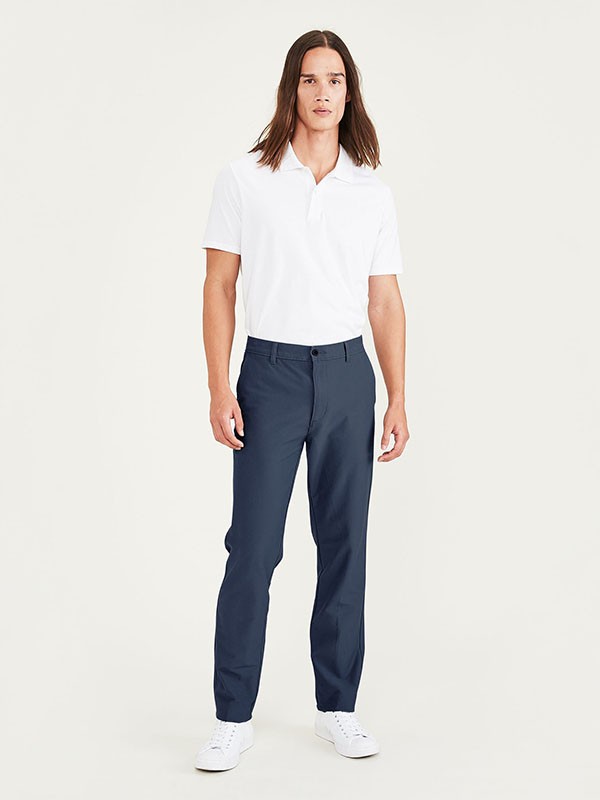 Dockers Smart 360 Comfort Knit Lacivert Slim Fit Chino Pantolon görsel 2