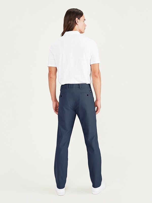 Dockers Smart 360 Comfort Knit Lacivert Slim Fit Chino Pantolon görsel 4