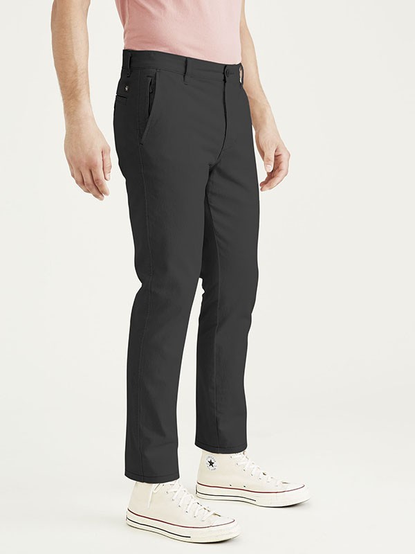 Dockers Smart 360 Flex Koyu Gri Ultimate Skinny Fit Chino Pantolon görsel 2