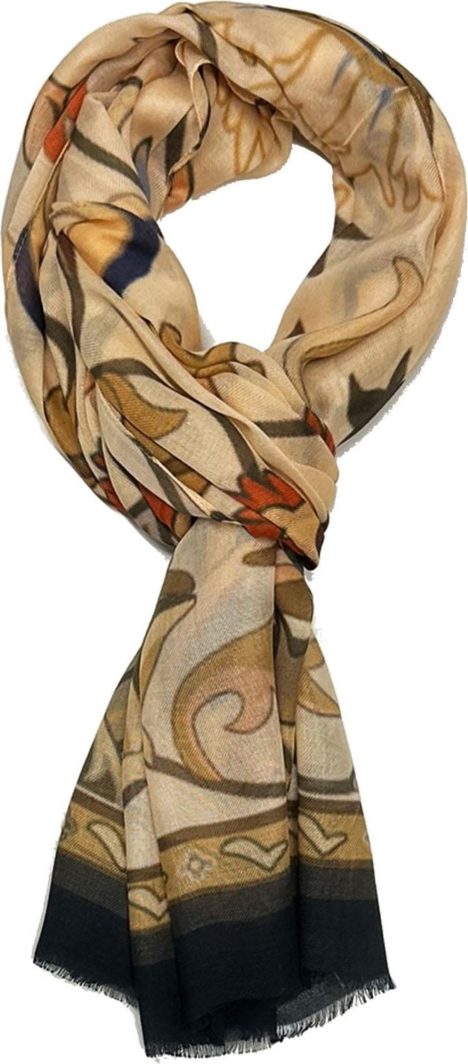Kravatkolik Mosco Style Krem Bej Modal Kaşkol Erkekler İçin Şık Tasarım 180x65 cm