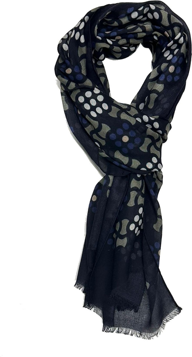 Kravatkolik Spring Style Lacivert Italyan Modal Kaşkol MDL04
