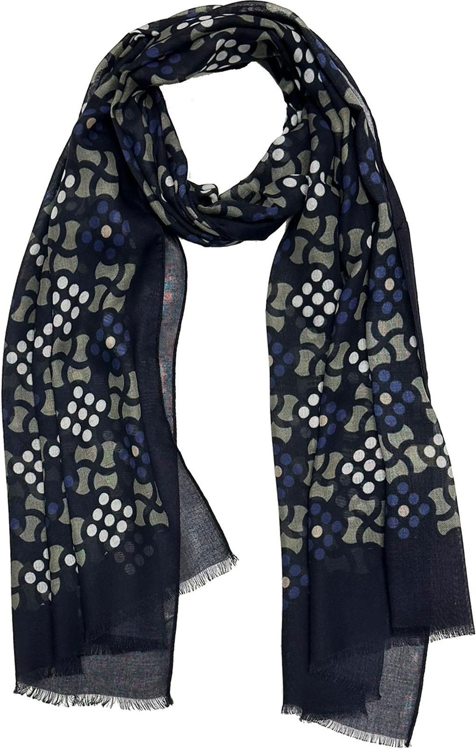 Kravatkolik Spring Style Lacivert Italyan Modal Kaşkol MDL04 görsel 3