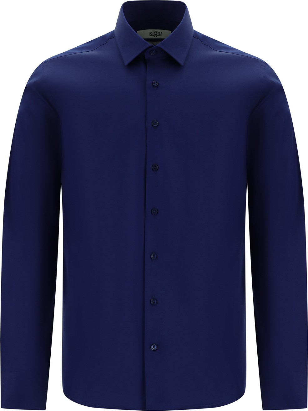 Kiğılı Uzun Kol Slim Fit Non Iron Klasik Pamuklu Gömlek