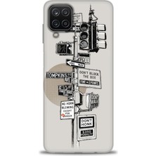 gmotp Samsung Galaxy A12 Kılıf Hd Baskılı - Tabelalar