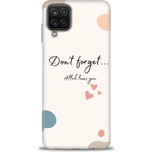 gmotp Samsung Galaxy A12 Kılıf Hd Baskılı - Fragile