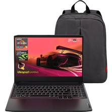 Lenovo Ideapad Gaming 3 Amd Ryzen 5-6600H 32GB 1tb SSD RTX3050 16"wuxga IPS 165Hz Gaming Freedos 82SC0098TX Bilgisayar Snertech Çanta Hediye