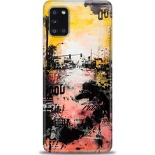 gmotp Samsung Galaxy A31 Kılıf Hd Baskılı - Karışık Baskı