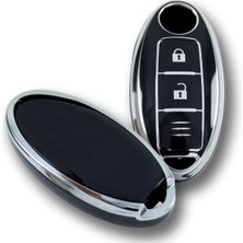Renk Store RenkStore Renault Megane Iıı Fluence 3 Buton Sustalı Beyaz Silikon Oto Anahtar Kılıfı