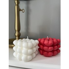 Selins Art Candle Kalp Bubble Mum Set