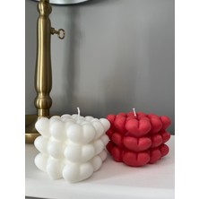 Selins Art Candle Kalp Bubble Mum Set