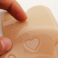 Modlivee Göğüs Ucu Kapatıcı Silikon Yapışkan Sütyen Ten 2Li