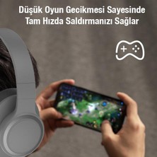 Coofbe Bluetooth Vers.5.1 110DB Uzun Şarjlı Kafaüstü Bluetooth Kulaklık Oyuncu Kulaklık Mikrofonlu