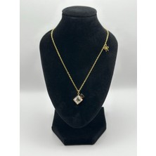 Arnes Jewelry Çelik Fiyonklu Kolye