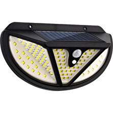 Go İthalat MX-118 118 Smd Ledli Hareket Sensörlü Üç Modlu Solar Duvar Lambası (2818)