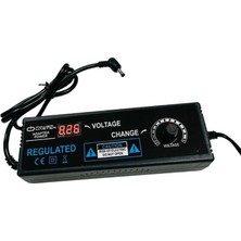 Powermaster PM-22380 3V-12V 10A 5.5x2.5 Uçlu Ayarlı Adaptör