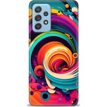 gmotp Samsung Galaxy A72 Kılıf Hd Baskılı - Renk Hortumu