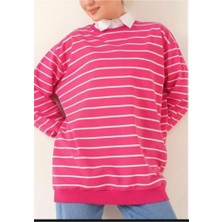 BRC Desing Çizgili Sweatshirt