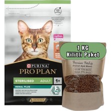 Pro Plan Sterilised Somonlu Kısırlaştırılmış Yetişkin Kedi Maması 1 kg Kilitli Paket