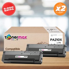 tonermax Pantum PA210X Muadil Toner 2'li Avantaj Paket/ P2200 / P2500 / M6500 / M6550 / M6600