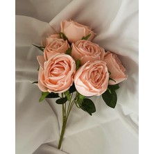 Zb Flowers Dekor çiçeği Gerçek Gibi Görünen Şakayık Gül Vazo Çiçeği  masa Çiçeği yapay Çiçek