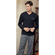 Kly Uzun Kol Erkek Pijama Takım 7005