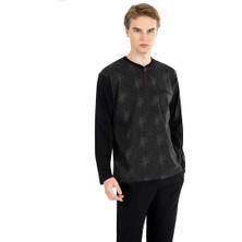 Kly Pierre Cardin 6026 Erkek Jakarlı Pijama Takımı