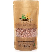 Anadolu Hasat Himalaya Kristal Kaya Tuzu (Granül) 3 Adet 500GR+TUZ Değirmeni 200GR