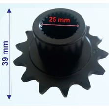 Mondial Atv Ön Dişli 520-14T Iç 25 mm Uzunluk 39 mm Tm Öm - Erpilsan