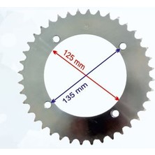 Mondial Roadstar 250 Arka Dişli 530-40T Iç 125 mm Öm - Erpilsan