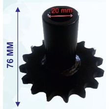 Mondial Atv Kanuni Ön Dişli 530-16T Iç 20 mm Uzunluk 76 mm Tm Öm - Erpilsan