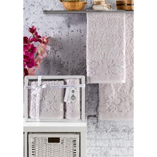 AZH Annem Livya Hediye ve Çeyizlik  Trend Cotton 2'li El,banyo Havlu SET(50X90 1ADET,70X140 1ADET)KUTULU