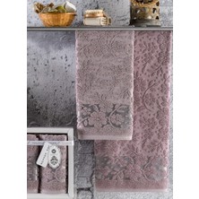 AZH Annem Livya Hediye ve Çeyizlik  Trend Cotton 2'li El,banyo Havlu SET(50X90 1ADET,70X140 1ADET)KUTULU