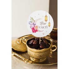 Pekshop Ramazan Sofrası Kürdan Süsleri Iftar Vakti Lüks Büyük Boy 10LU Paket