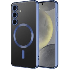 Voyo Galaxy S24 Plus Kılıf Kamera Korumalı Silikon Magsafe Wireless Şarj Özellikli