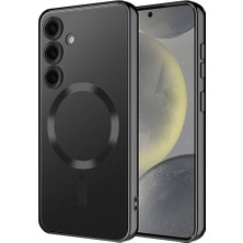 Voyo Galaxy S24 Plus Kılıf Kamera Korumalı Silikon Magsafe Wireless Şarj Özellikli