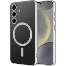 Voyo Galaxy S24 Plus Kılıf Kamera Korumalı Silikon Magsafe Wireless Şarj Özellikli
